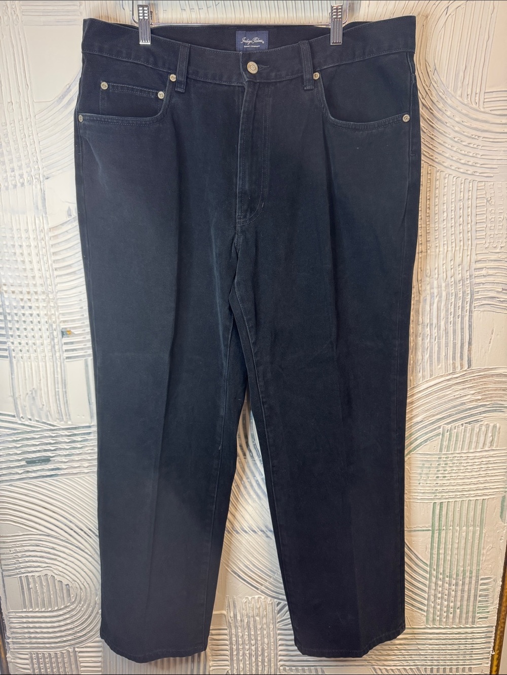 Indigo Palms Tommy Bahama Men’s Pants, Black Jeans 100% cotton Classic Fit N0469